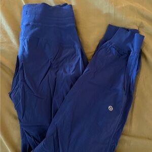 lululemon athletica blue joggers